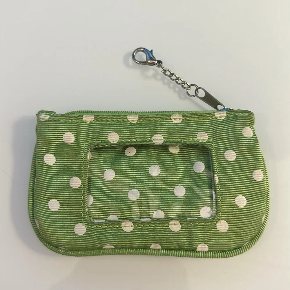 🆓FREE with purchase! B Polka Dot ID Wallet Coin Purse